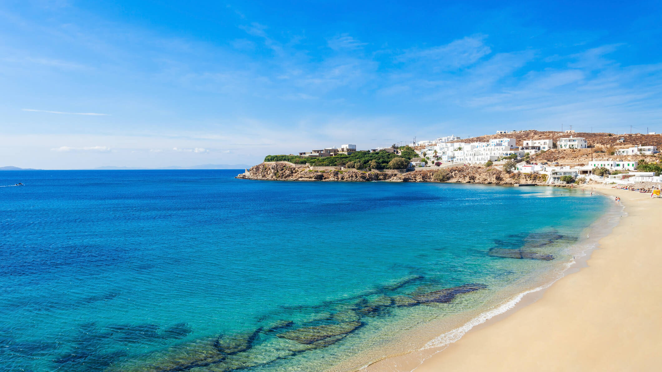 Agios Stefanos Beach, Mykonos Island