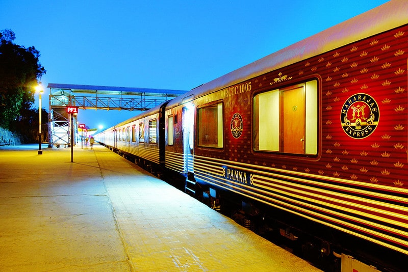 Ride a luxury train to explore India.