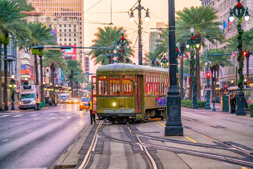 New Orleans a warm place to visit in February