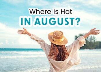 Hottest places in the world in August