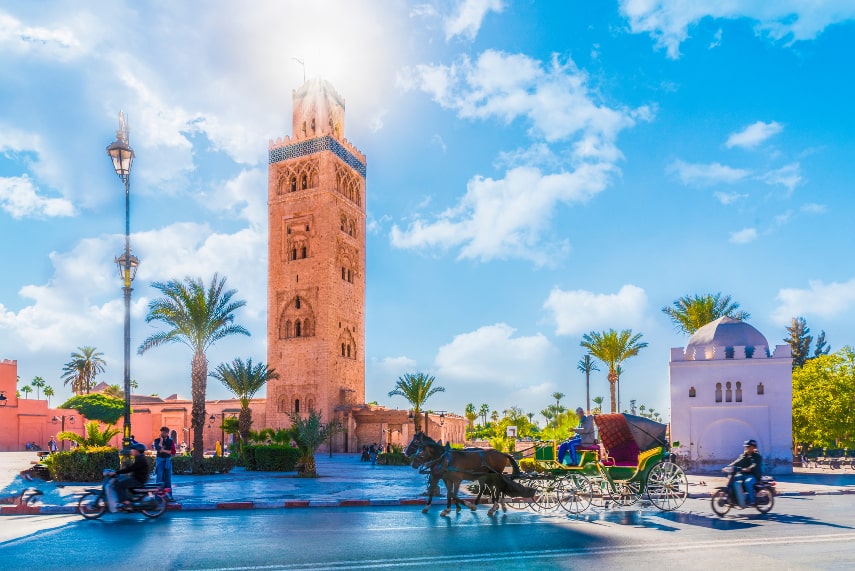 Marrakech, Morocco a warmest destination to visit in October
