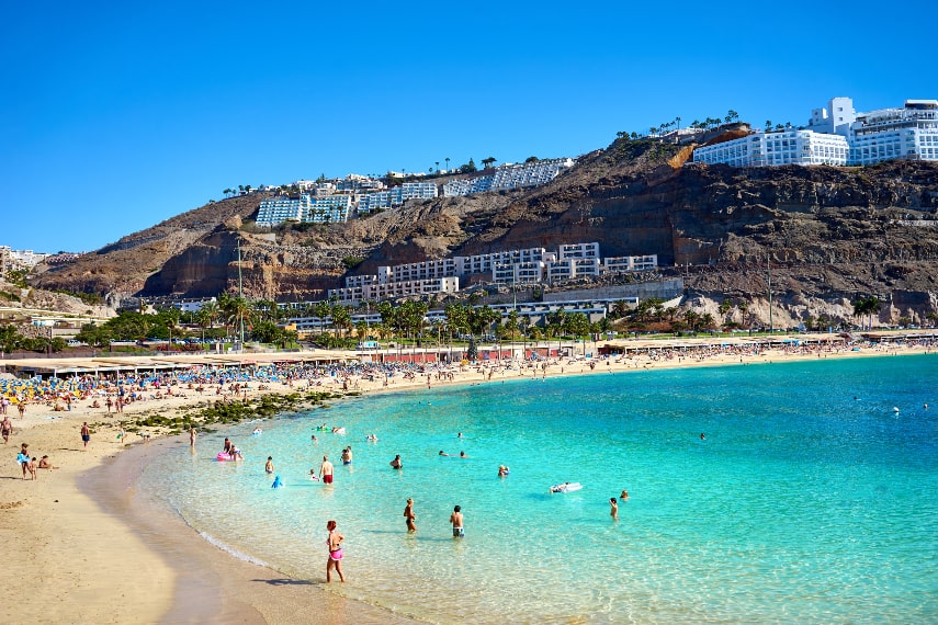 Gran Canaria a warm destination in november in Europe