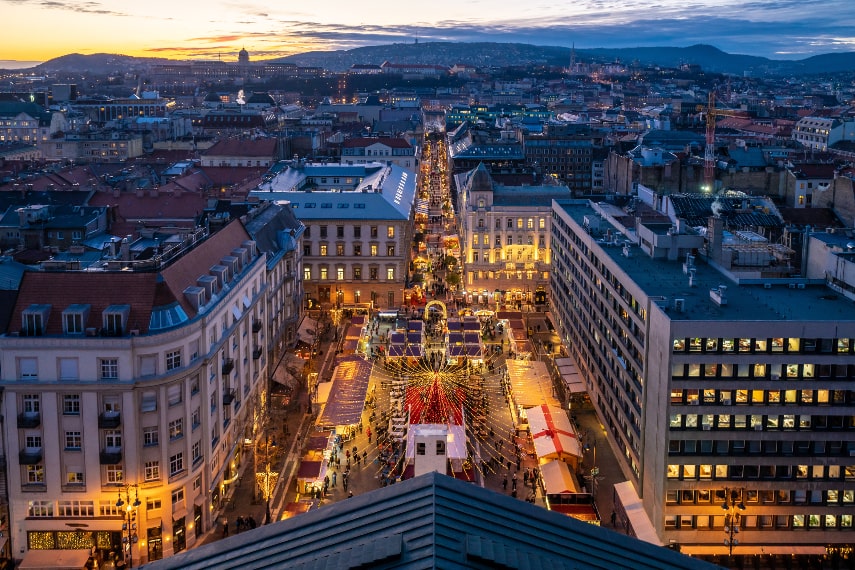 Budapest christmas market