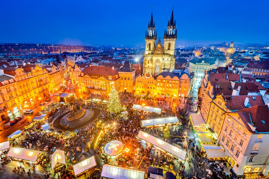 Prague christmas market