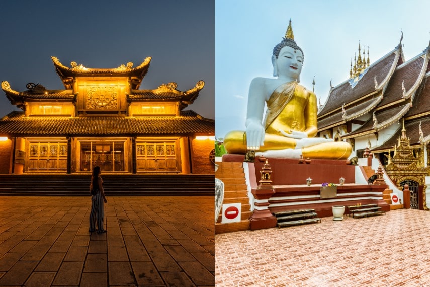 Vietnam vs Thailand attractions