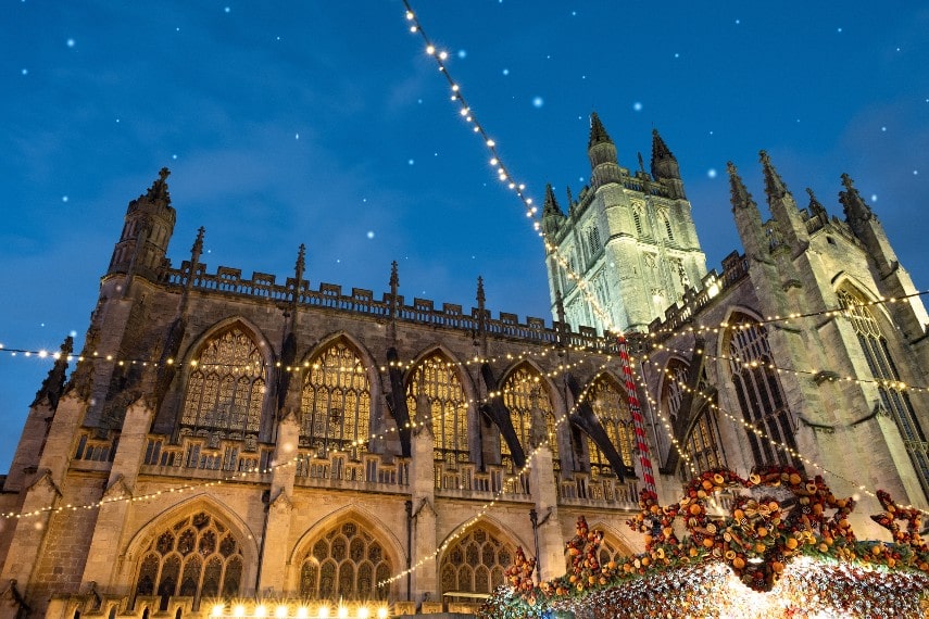 Bath England christmas market