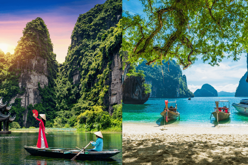 Best time to go Vietnam and Thailand