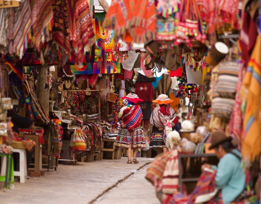 Cusco Peru christmas market