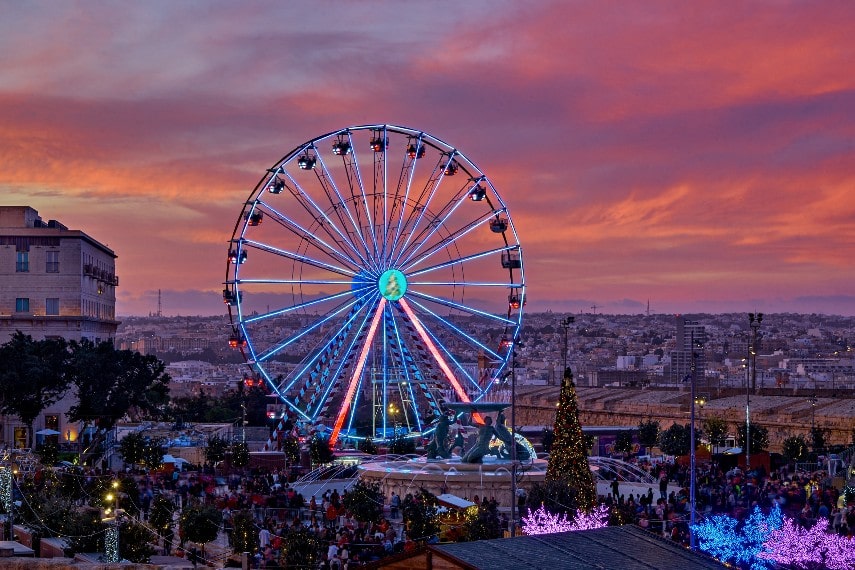 Festive christmas in malta in december