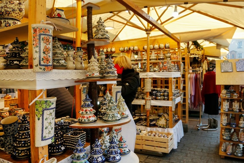 Krakow kazimierz district christmas market