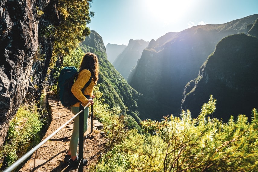 Levada walks at Madeira portugal in december