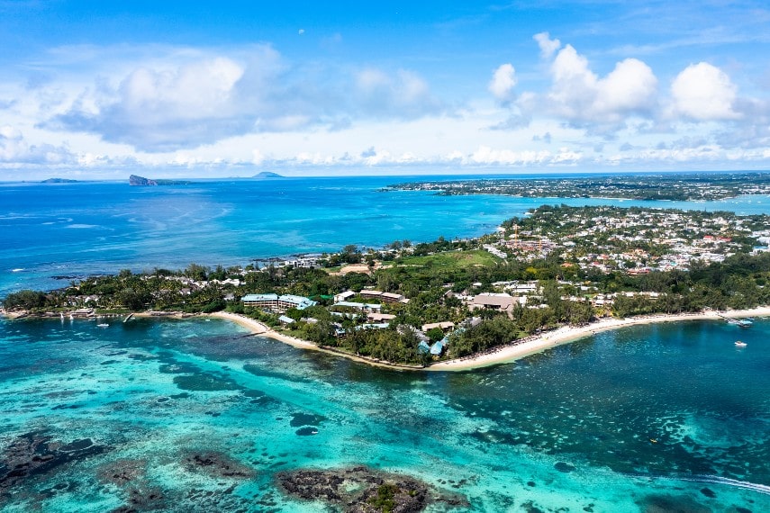 Trou aux biches to visit in Mauritius