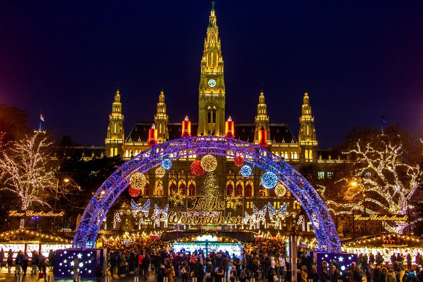 Vienna Austria christmas market