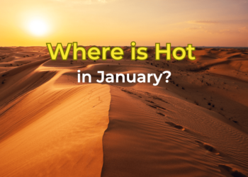 Hot places in january