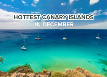 Hottest Canary islands in December